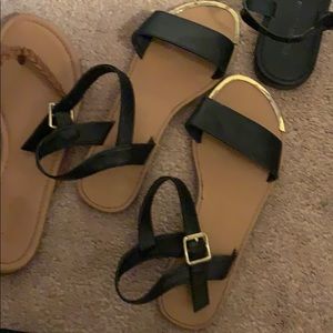 Black sandals